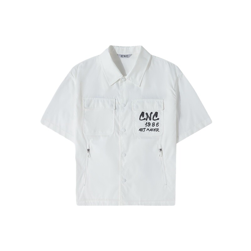 CNC男装奥莱夏季短袖衬衫外套