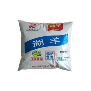 包邮杭州湖羊鲜洁酱油400ml袋装家用烹调酱鸭鱼肉上色香酿造酱油