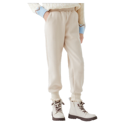 巴拉巴拉童装儿童裤子23新款冬大童女长裤加绒休闲裤加厚保暖运动