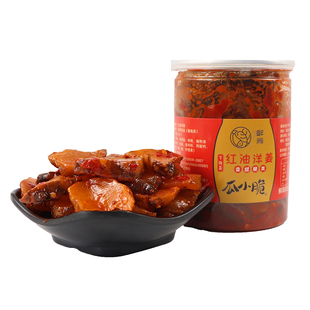 鲜局罐装甜辣洋姜片湖北天门特产腌制酱菜下饭菜香辣黑洋姜500g