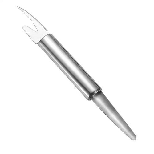 双头鱼虾刀多功能去虾线刀剔除刀虾背挑虾线剥虾壳神器