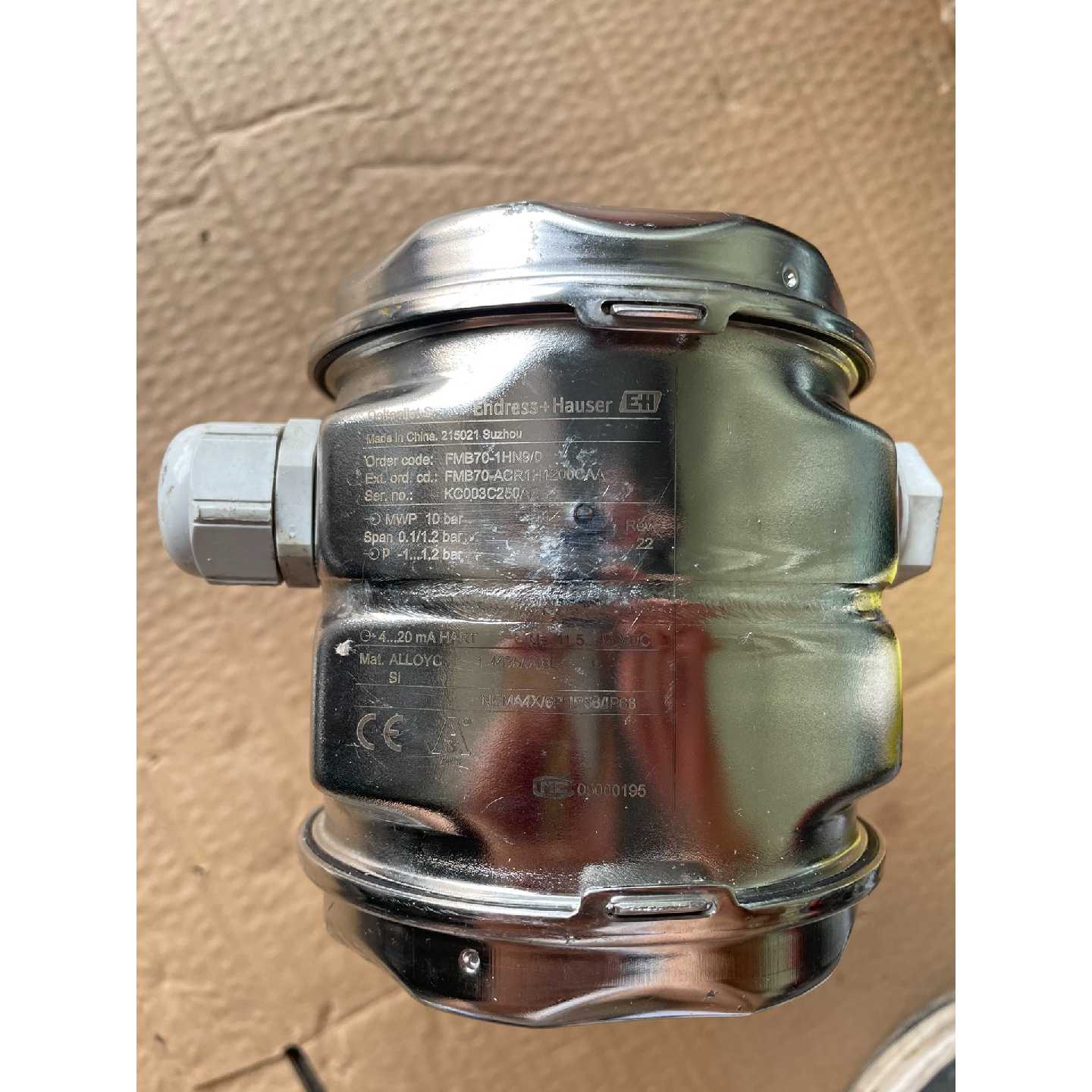 议价-恩德豪斯 EH静压物位计变送器FMB70-ABR1H16T