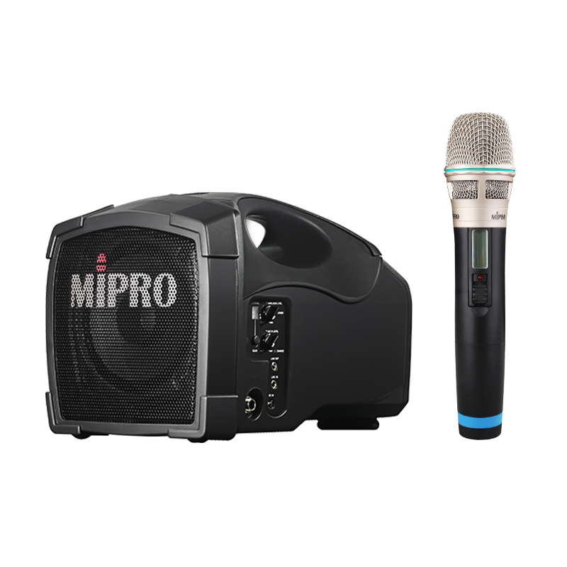 mipro咪宝户外音响MA101B带无线话筒移动便携喊话活动音箱扩音器