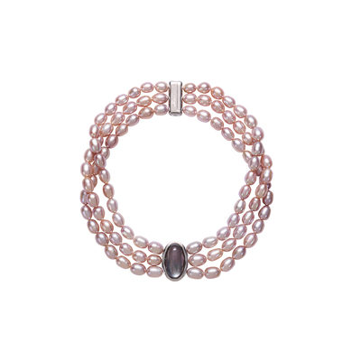 SUDROV/素觉Graceful Magic®系列粉紫色珍珠项链女颈链锁骨链