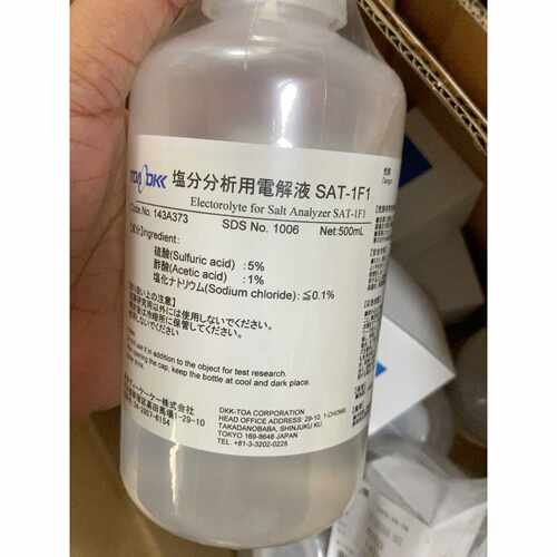 全新！DKK-TOA盐分分析用电解液SAT-1F1，500m