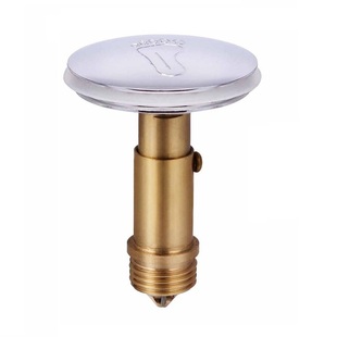 全铜弹跳阀芯下水器盖子皮圈台盆塞子木桶浴缸脚丫盖子弹芯密封圈