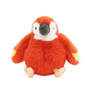 伶俐鸟精灵毛绒公仔玩偶娃娃送女孩生日礼物捂眼发声仿真小鸟玩具