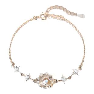 冥王星卡戎手链女轻奢小众精致高级感手饰2025年新款高颜值学生党