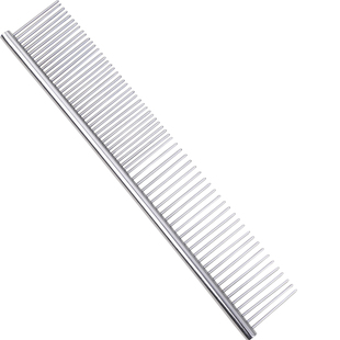 不锈钢排梳开结去浮毛防静电宠物猫咪狗狗梳子密齿跳蚤梳虱子篦子