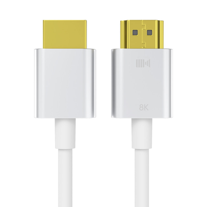 开博尔8K高清线极细2.1hdmi线适用于苹果笔记本显示器电脑连接线
