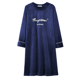 睡裙女秋冬季珊瑚绒甜美可爱法兰绒加厚2025年新款红色睡衣加大码