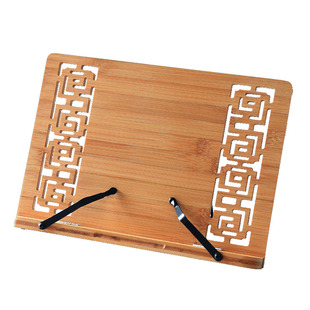 古琴谱架 竹制桌面式曲谱 实木阅读架 读书架 便携式可折叠谱台架