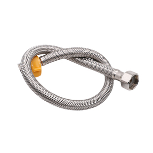 4分内外丝加延长管304不锈钢金属编织高压防爆水管水龙头进水软管