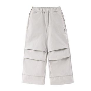 半度闲女童秋装软壳伞兵裤洋气2025新款儿童春秋款运动工装裤长裤