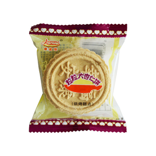 康富强炒米饼粟子绿豆杏仁饼粒粒杏仁饼年货新年招待亲友休闲零食