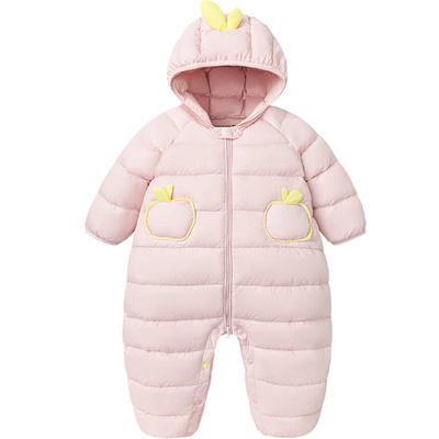 迷你巴拉冬季外出羽绒服连体衣