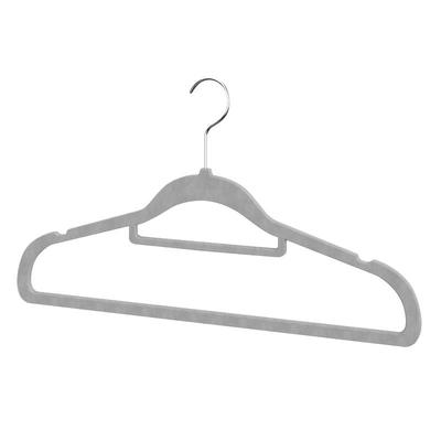 路路利植绒衣架防滑无痕不鼓包