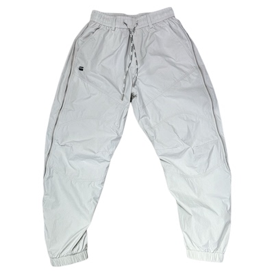 春夏薄款侧拉链拼接束脚休闲裤男