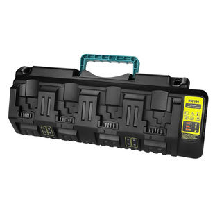 适用德伟Dewalt12V~20V得伟DCB200快充3A锂电池四槽充电器 DCB104
