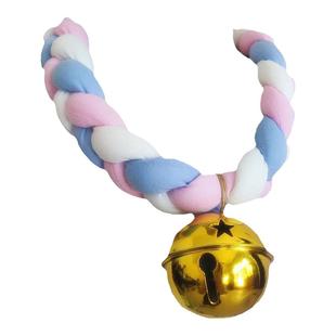 furry福瑞可爱fursuit兽装配件犬神结绳项圈铃铛加粗麻花辫编饰萌