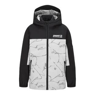 雪中飞三合一儿童羽绒服男童新款拼色女童可拆卸内胆保暖两件套冬