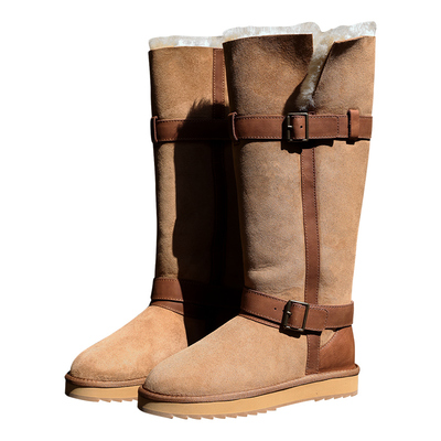 Le'Murmure皮毛一体高筒雪地靴