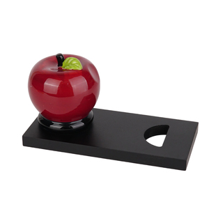 苹果设计感红酒架摆件轻奢高档2026新款客厅餐边柜玻璃酒柜装饰品