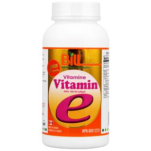 BILL北美天然维生素E软胶囊120粒 【临期】-质保期至2027年2月