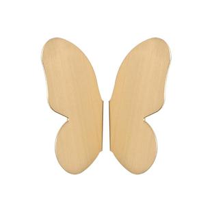 朴西黄铜拉手创意蝴蝶蜻蜓轻奢免打孔衣柜门橱柜抽屉家具金色把手