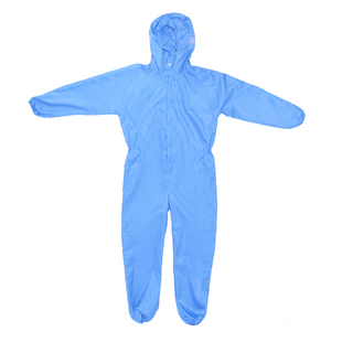 防静电连体防护服无尘工厂车间防尘服喷漆服条纹拉链食品厂连体衣