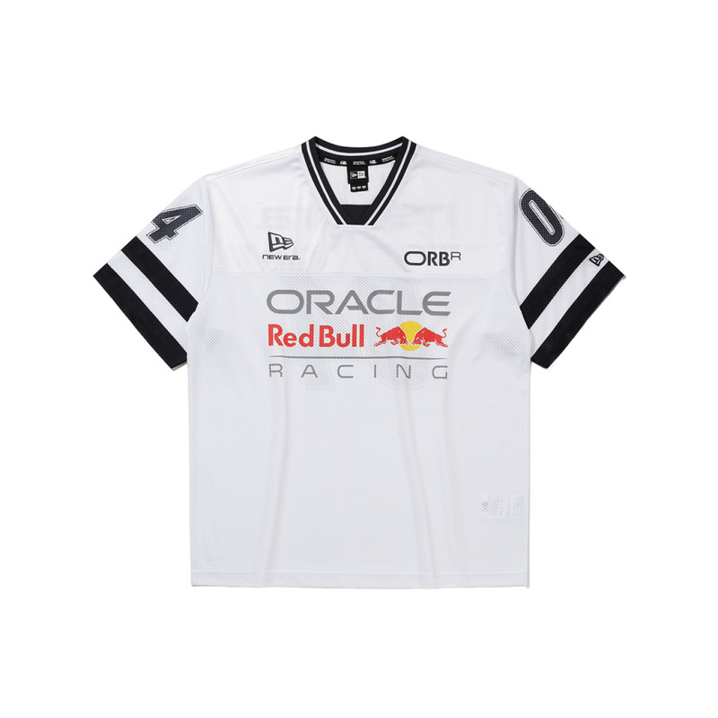 韩国代购NEW ERA X RED BULL RACING纽亦华X红牛联名网眼T恤白色