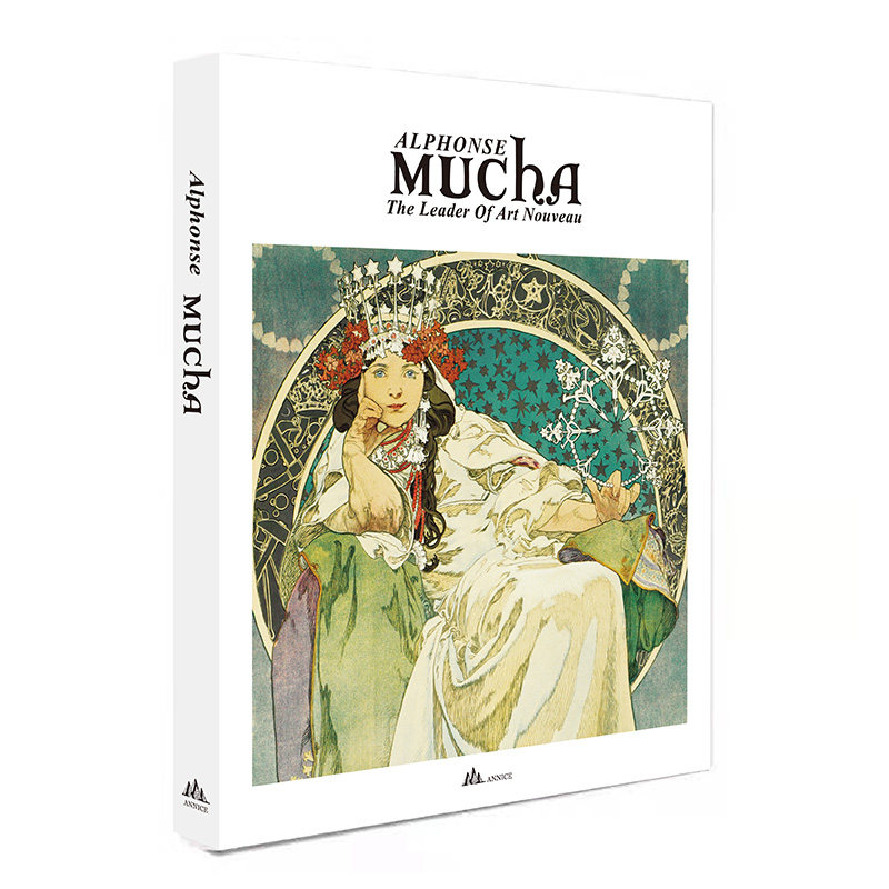 现货【4款页面随机发】正版 Mucha穆夏画集经典作品与素描 中文版MUCHA阿尔丰斯穆夏画册作品集慕夏手绘插画素描手稿