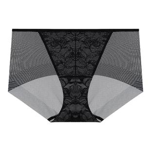 【花海内裤】伊维斯红色内裤抗菌棉裆无痕裤不夹臀薄款中腰三角裤