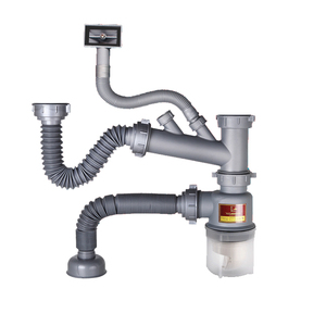 潜水艇厨房下水管洗菜碗盆排水软管双水槽单水槽防臭排水槽下水器