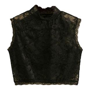 蕾丝假领子女百搭假领秋冬高档衣领毛衣加绒无袖背心花边领打底衫