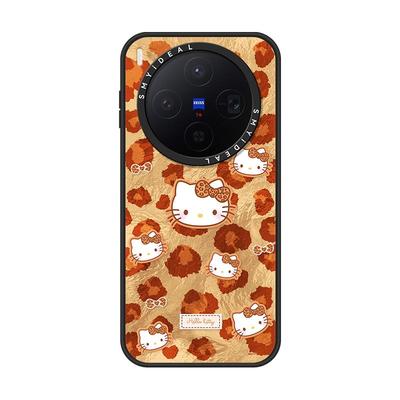 适用vivox300/oppofindx9手机壳X300Pro磁吸保护套200ultra橙色s可爱高级感ProMini防摔豹纹kt猫外壳爆款