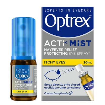 Optrex爱滴氏润眼喷雾护眼缓解眼痒泪眼非滴眼液裸眼隐形均可10ml