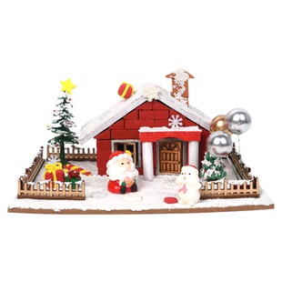 圣诞节儿童DIY手工泥瓦匠盖房子真砖小屋男女孩拼装建筑师玩具