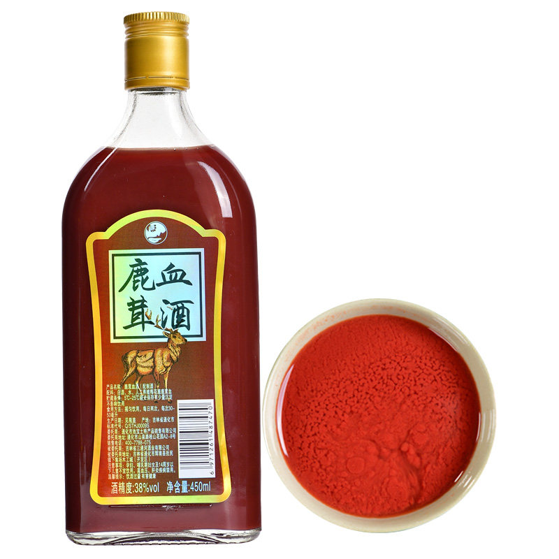 东北纯正鹿茸血酒产地直发大瓶装