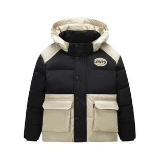 Levi's李维斯童装男童棉服2025冬季新款大童保暖加厚外套女童棉袄