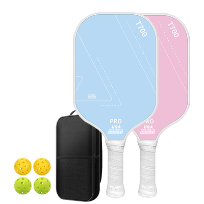 匹克球拍板碳纤维静音T700全套装