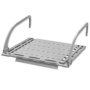 室外伸缩阳台晾衣架凉台不锈钢置物架外置窗外晒鞋架暖气片挂衣架