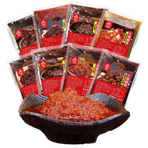 百味锅 火锅蘸料海鲜XO沙茶香辣蒜蓉香菇牛肉酱烧烤餐饮调料商用