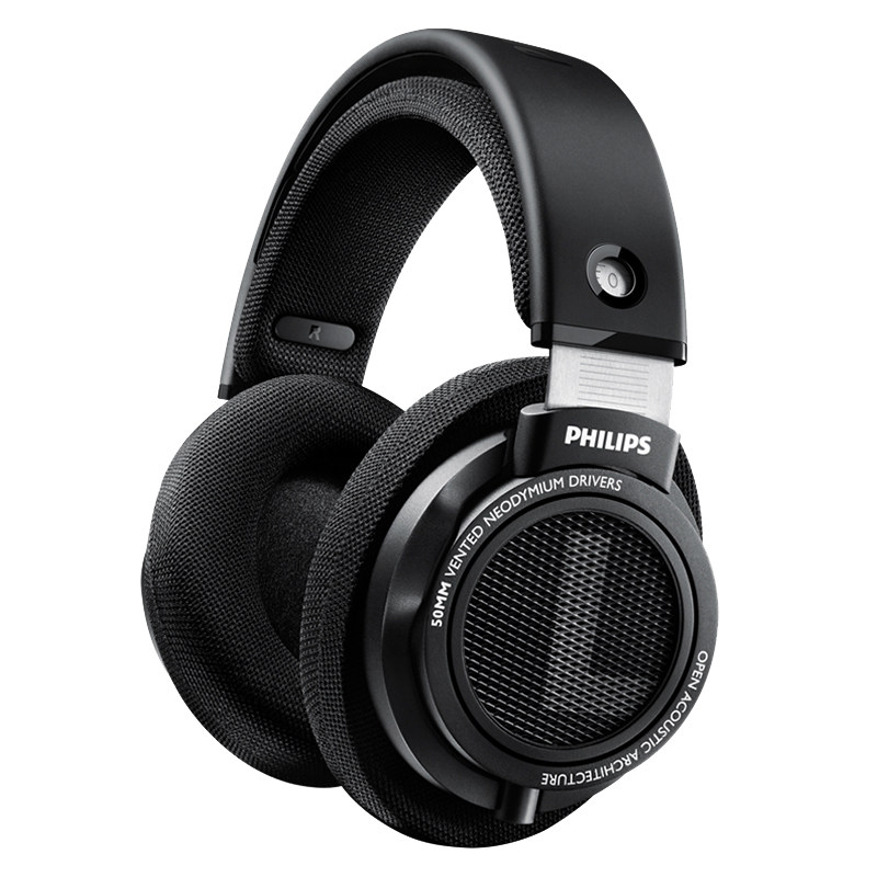 飞利浦SHP9500发烧HIFI头戴式开放耳机监听电竞游戏音乐电脑有线