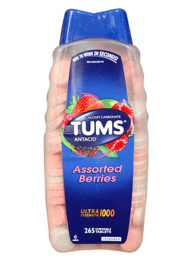 TUMS抗胃酸咀嚼钙片老人孕妇补钙
