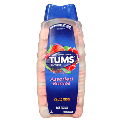 TUMS抗胃酸咀嚼钙片老人孕妇补钙