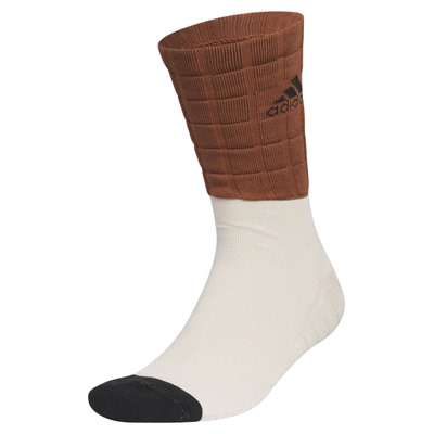 官方正品Adidas/阿迪达斯冬季新款男女时尚拼接运动中筒袜IK7312