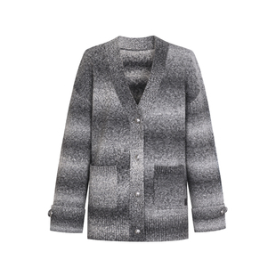 少货 XG雪歌 2026春慵懒风针织开衫外套XL111024B184