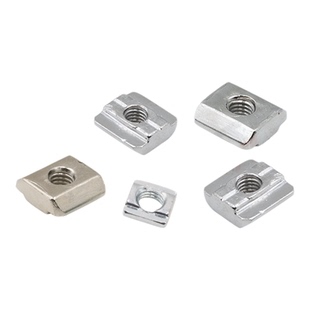 滑块螺母2020/3030/4040工业铝型材配件 欧标国标 方形螺母紧固件