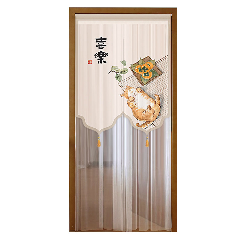 厨房窗幔隔断卧室走廊三角帘云蔻
